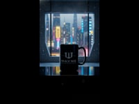 Wayne Enterprises Black Mug – Gotham's Finest Fuel Source