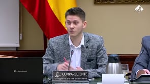 Ivan Garcia compareix al Congrés per la futura llei de l'Estatut de l'Esportista
