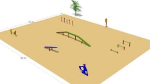 Una zona d'esbarjo per a gossos a Pilans