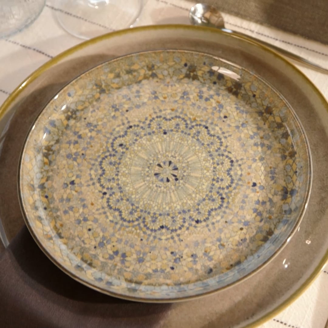 קערת הגשה פורצלן - Nina אפור