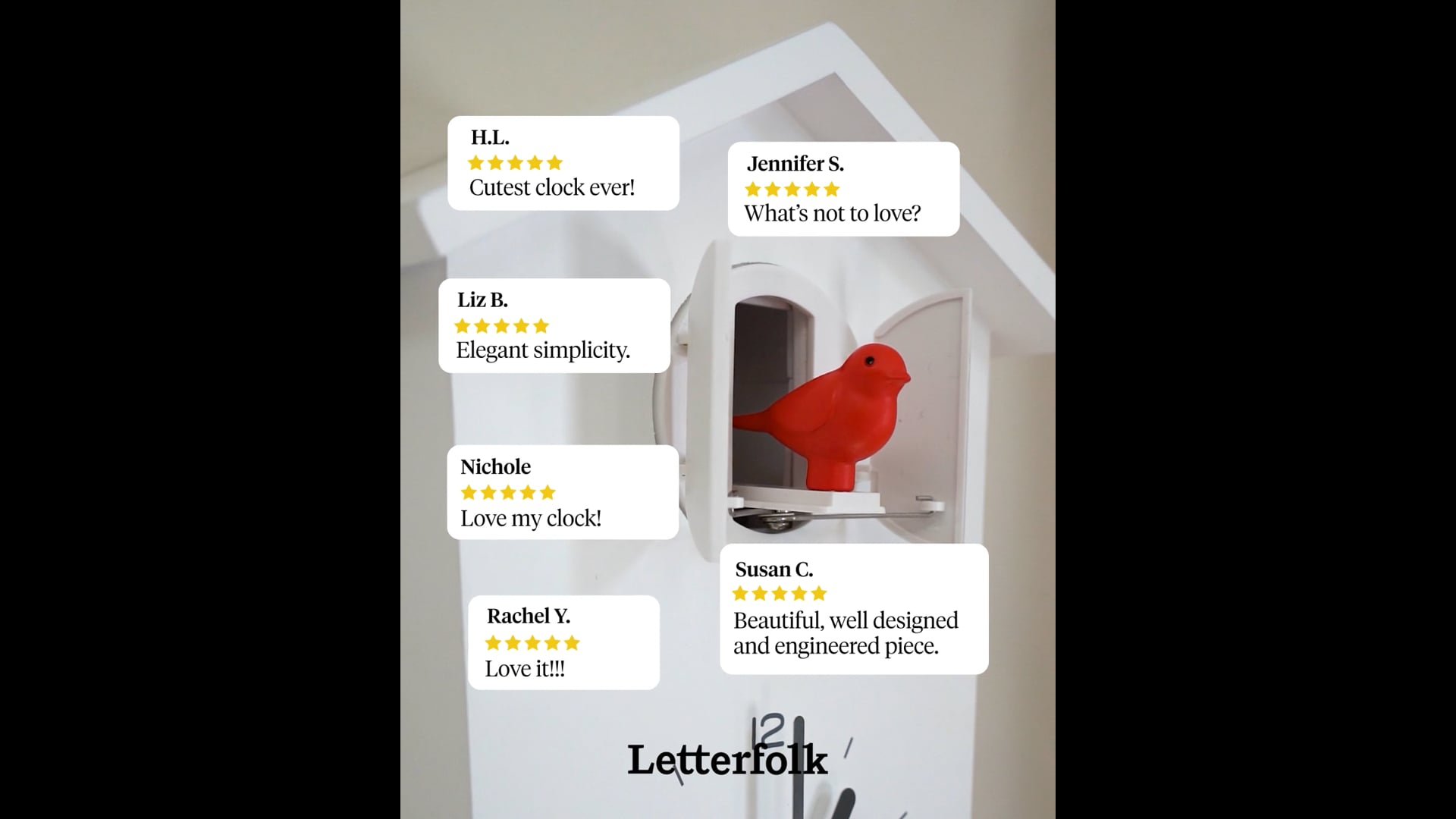 Letterfolk - Best-selling Cuckoo Clock Paid Social Ad