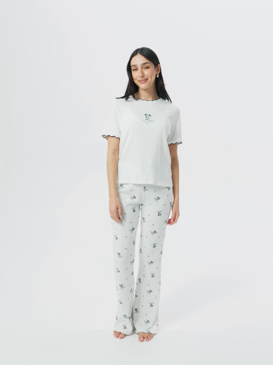 סט פיג’מה פוינטל רכה MINNIE