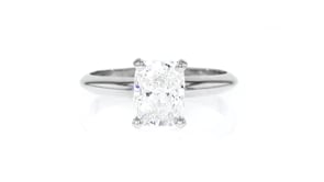 1.51 Carat Certified Diamond Solitaire Ring in 14kt White Gold