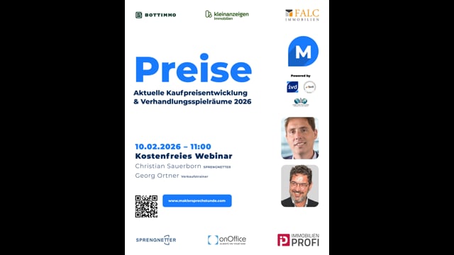 Preise - Aktuelle Kaufpreisentwicklung & Verhandlungsspielräume 2026