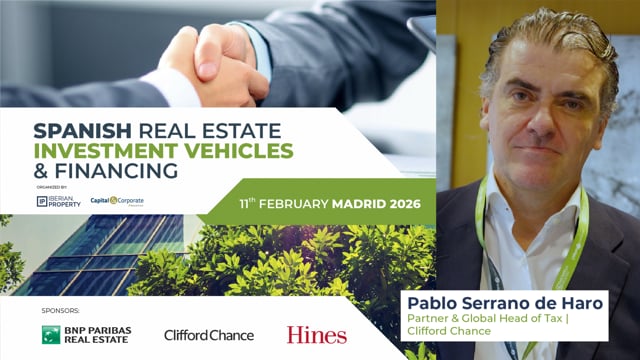 PABLO SERRANO DE HARO - CLIFFORD CHANCE | SPANISH REAL ESTATE INVESTMENT VEHICLES & FINANCING