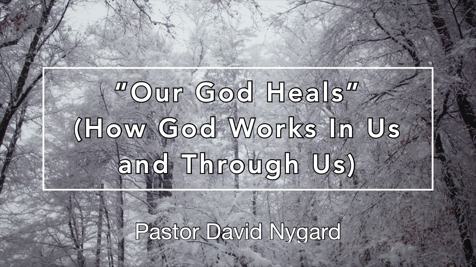 "Our God Heals (How God Moves In Us and Through Us)" 02/08/26