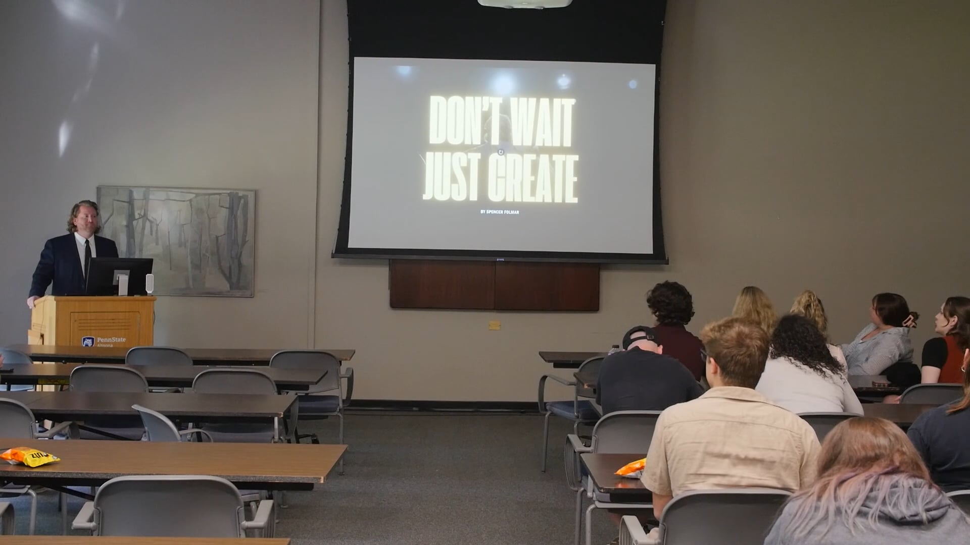 SPENCER WORKSHOP "Don't Wait -- Just Create!"