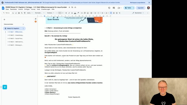 Mail-Vorlage: 5-E-Mail-Willkommensserie für neue Kunden