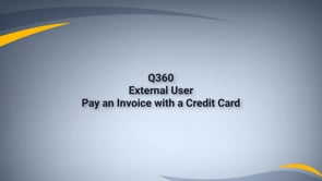 External User Invoice Payments