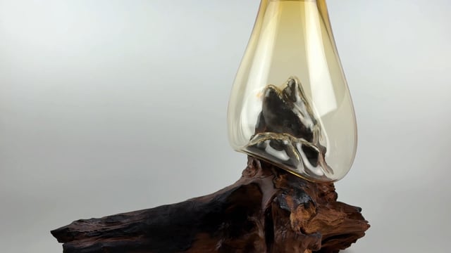 Vaso Tronco Âmbar Grande