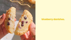 Gluten Free Lemon Blueberry Danish