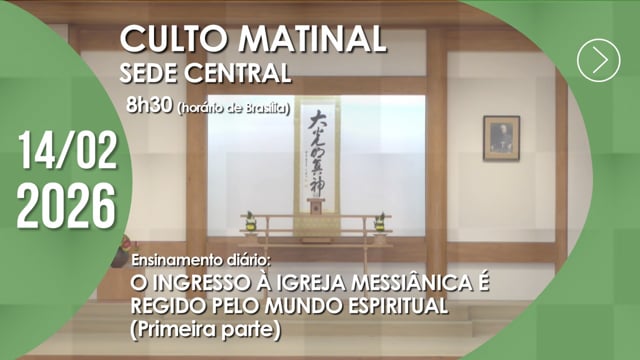 Capa do vídeo do “Culto Matinal | Sede Central - 14/02/2026”.