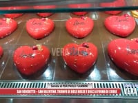 San Benedetto del Tronto - San Valentino, trionfo di rose rosse e dolci a forma di cuore