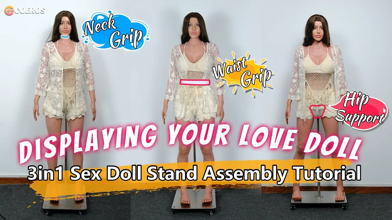 3-in-1 Multifunction Sex Doll Display Stand - Coeros