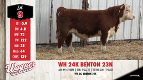 Lot #9 - WH 24K BENTON 23N