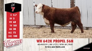 Lot #7 - WH 642K PROPEL 56N