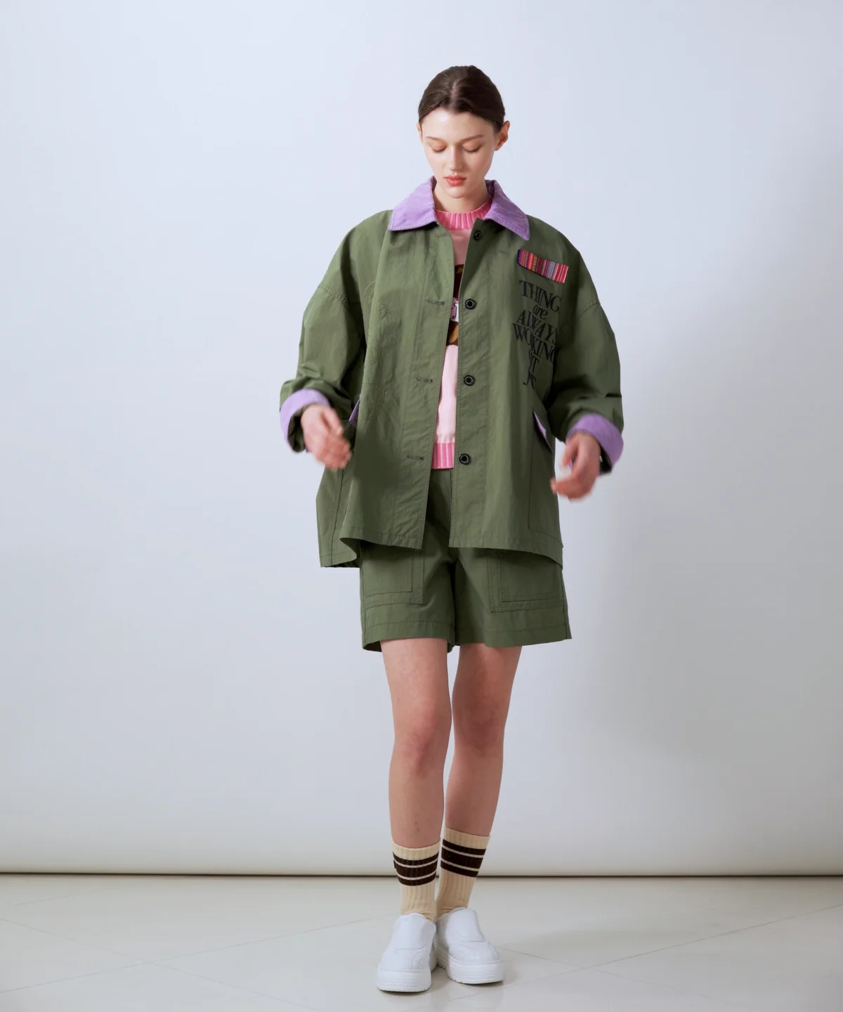 DSC / ビッグシルエット ミリタリージャケット OUTERS Night STORE