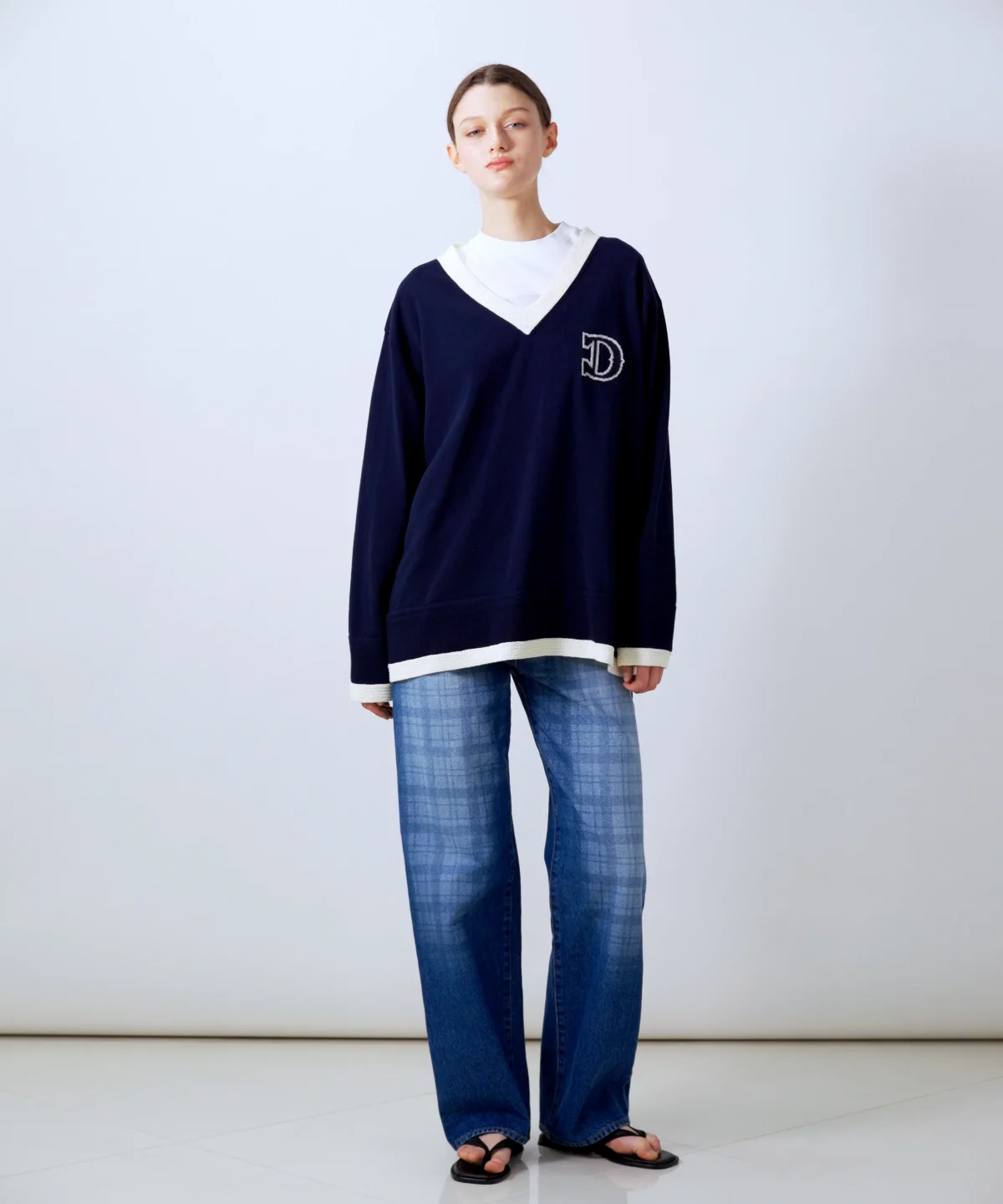 DSC / Dロゴ クロシェVニット TOPS Night STORE | ダブルスタンダード