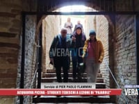 Acquaviva Picena - Studenti tedeschi al lezione di "Pajarole"