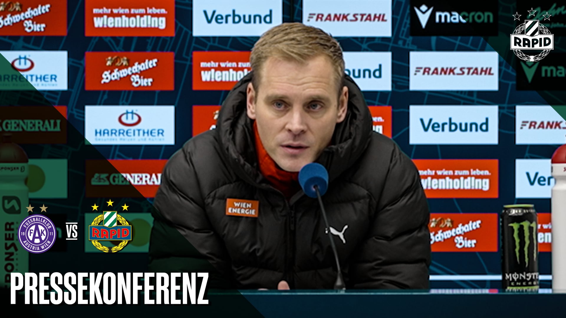 Pressekonferenz nach dem 348. Wiener Derby