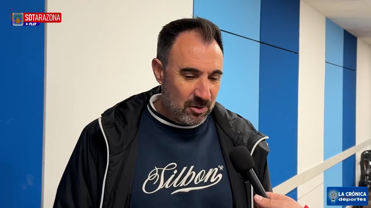 JUANMA BARRERO (Entrenador Tarazona) CE Europa 1-1 SD Tarazona / J24 - 1ª RFEF G2 / Fuente: SD Tarazona