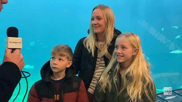 Sovende gæster i Oceanariet