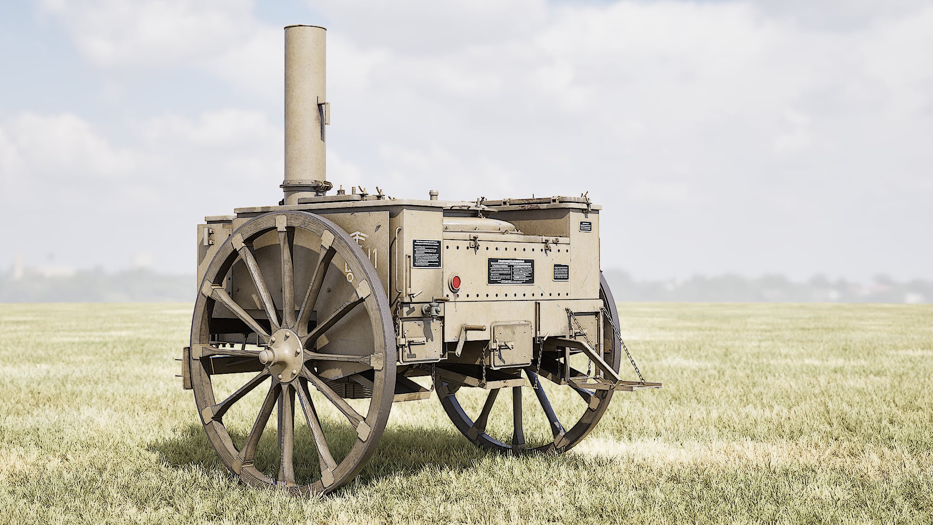 WWII German Field Kitchen – Standalone Cooking Unit