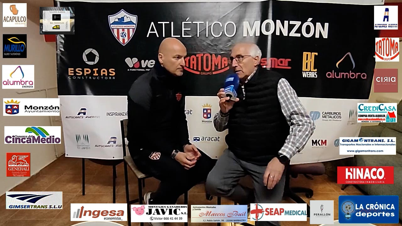 ISMAEL MARIANI (Entrenador Monzón) At Monzón Alumbra 3-2 CD Robres / J 22 / 3ª RFEF