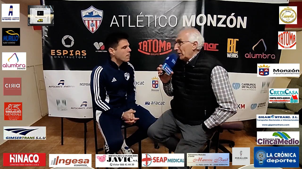 DIEGO  ALLUEVA (Entrenador Robres) At Monzón Alumbra 3-2 CD Robres / J 22 / 3ª RFEF