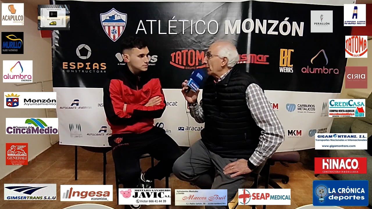 DANI  ARNEDILLO (Jugador Monzón) At Monzón Alumbra 3-2 CD Robres / J 22 / 3ª RFEF