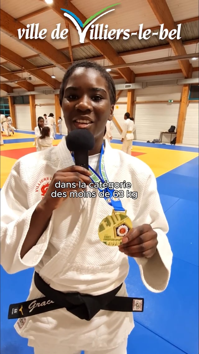 Vimeo Video : Grace-Divine Kitutélé vainqueure de la Coupe d'Europe de Judo - cadette moins de 63kg