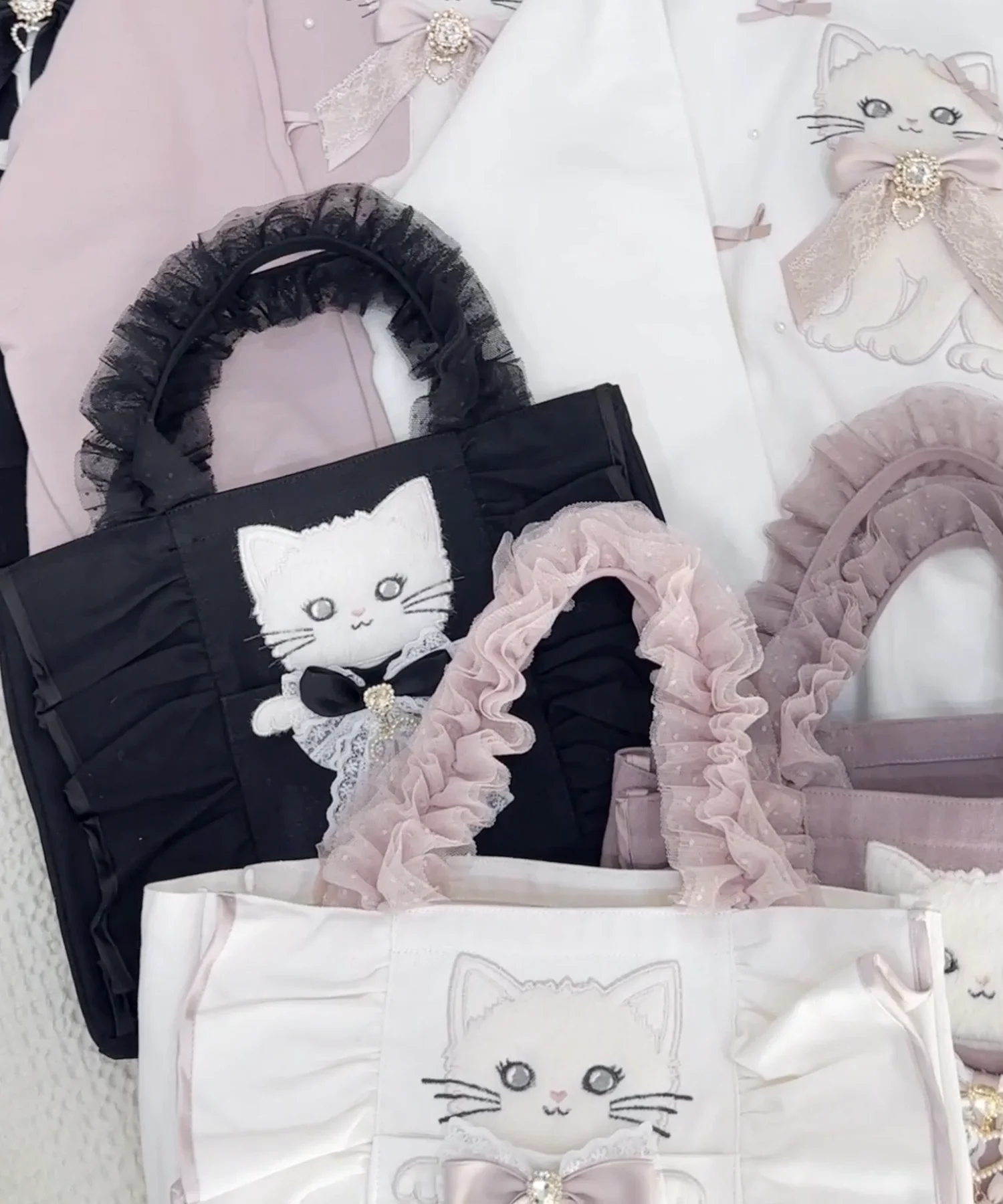 RibbonCat ミニトートバッグ | Rlab store