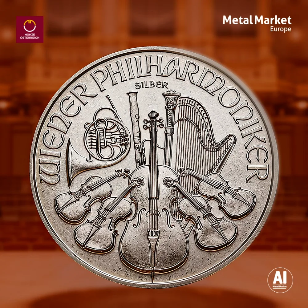 Filarmónica de Viena 1 onza de plata 2026 | Metal Market Europe