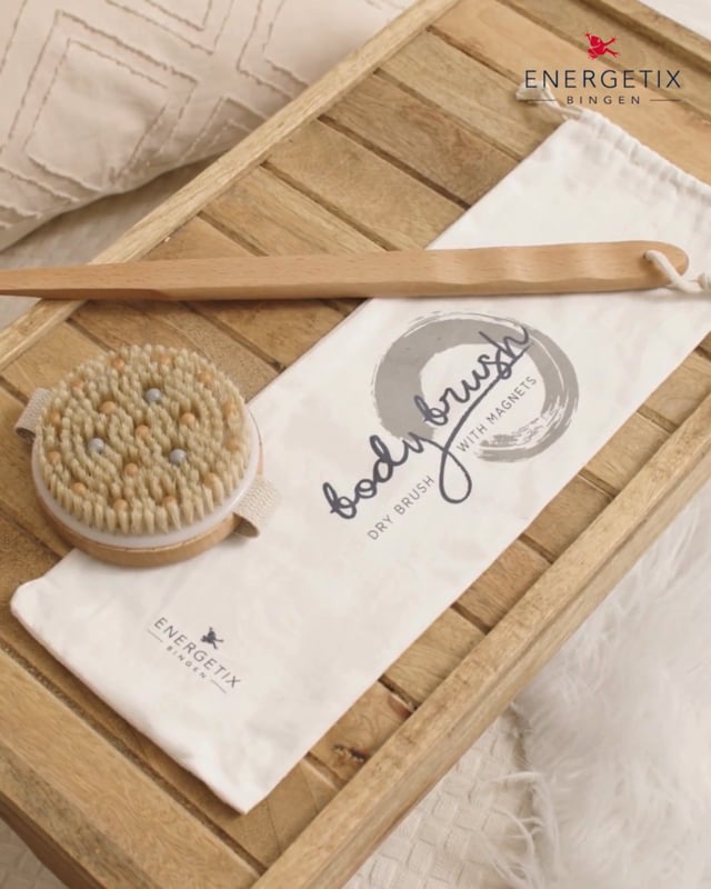 BodyBrush - Trockenbürste mit Massageeffekt und Magnetkraft