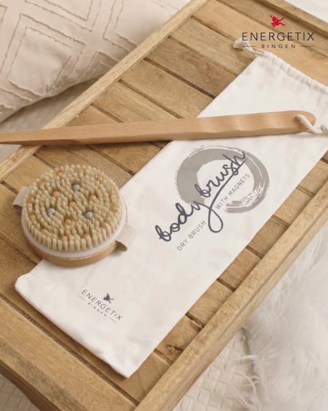 BodyBrush - Brosse à sec avec effet de massage et force magnétique