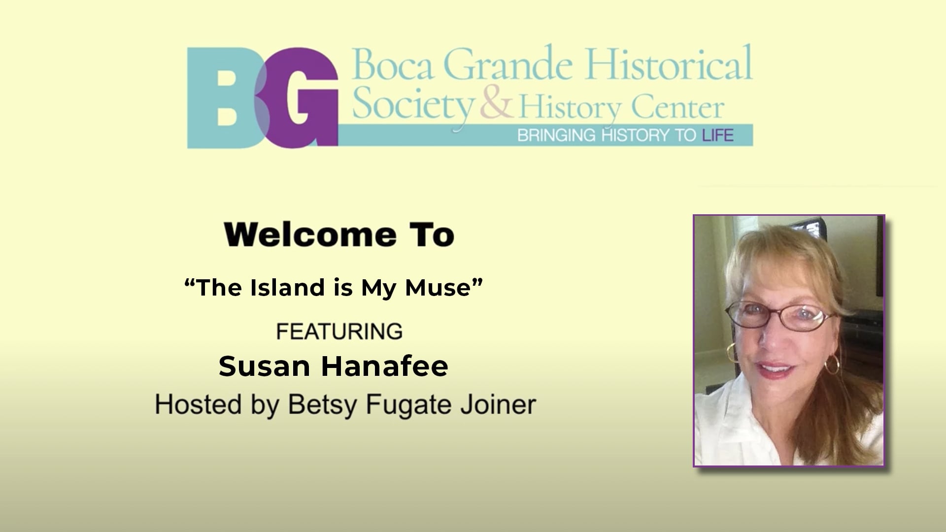 History Bytes - Susan Hanafee