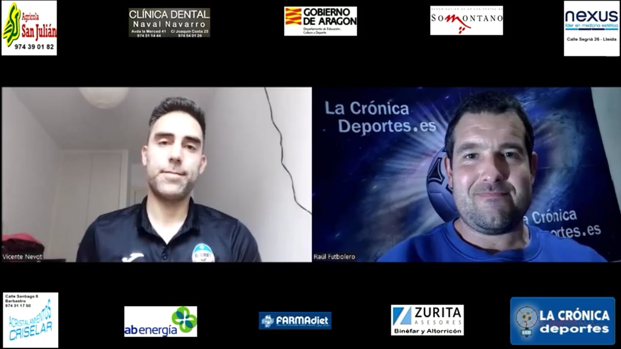 "Jornada 20" Análisis Regional Preferente G2 / VICENTE NEVOT (Entrenador At. Teruel)