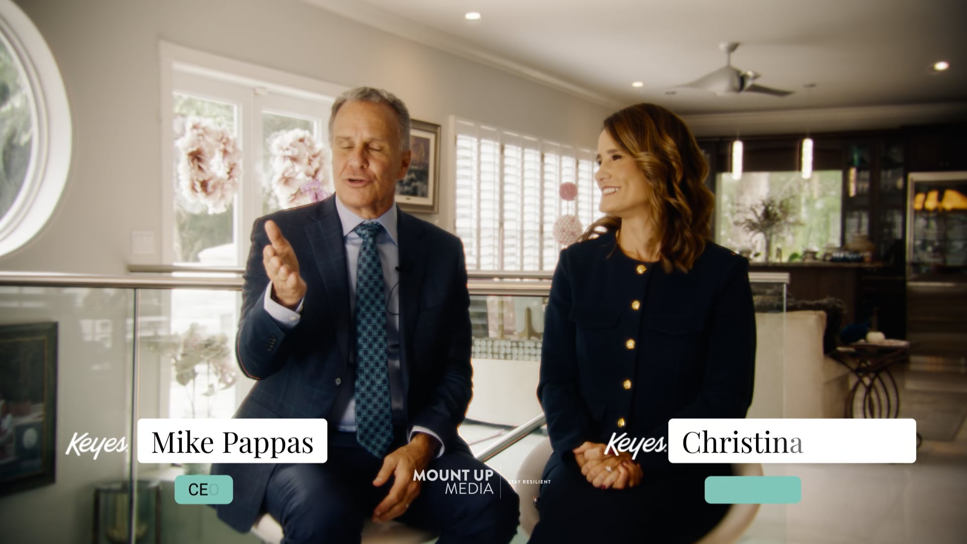 Keyes - Client testimonial film in Miami, FL | Mount Up Media review frame