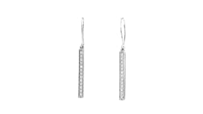.40 ct. t.w. Lab-Grown Diamond Linear Drop Earrings in Sterling Silver