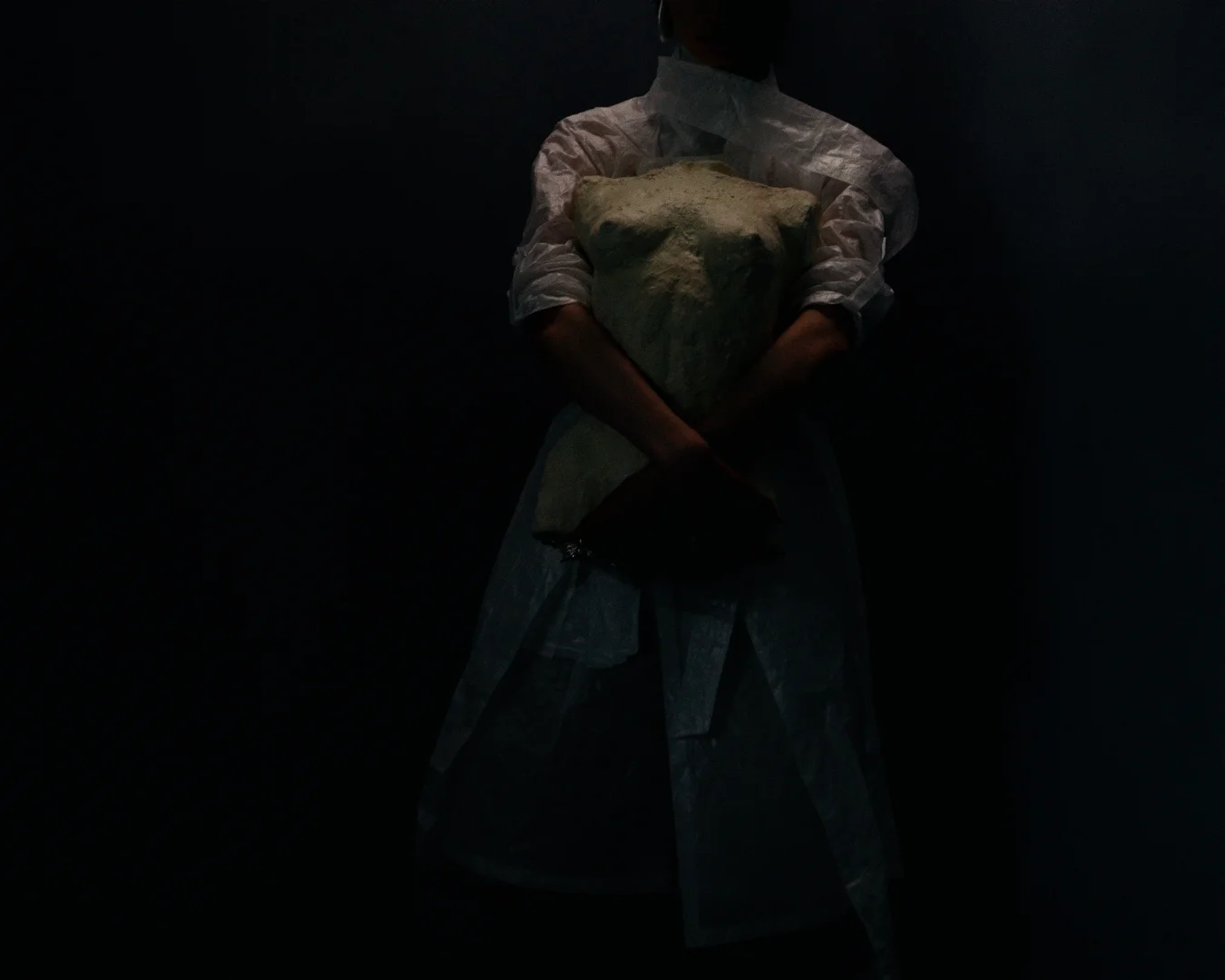 CONVEX TIE CARGO PANTS (UNISEX) CHARCOAL - NACHE