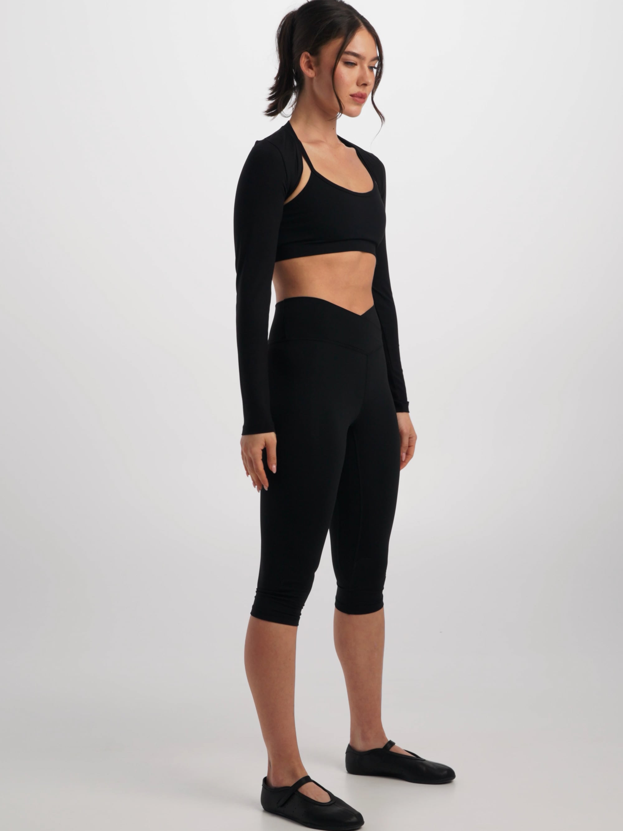 טייץ קאפרי אורך 17” מבד ilios