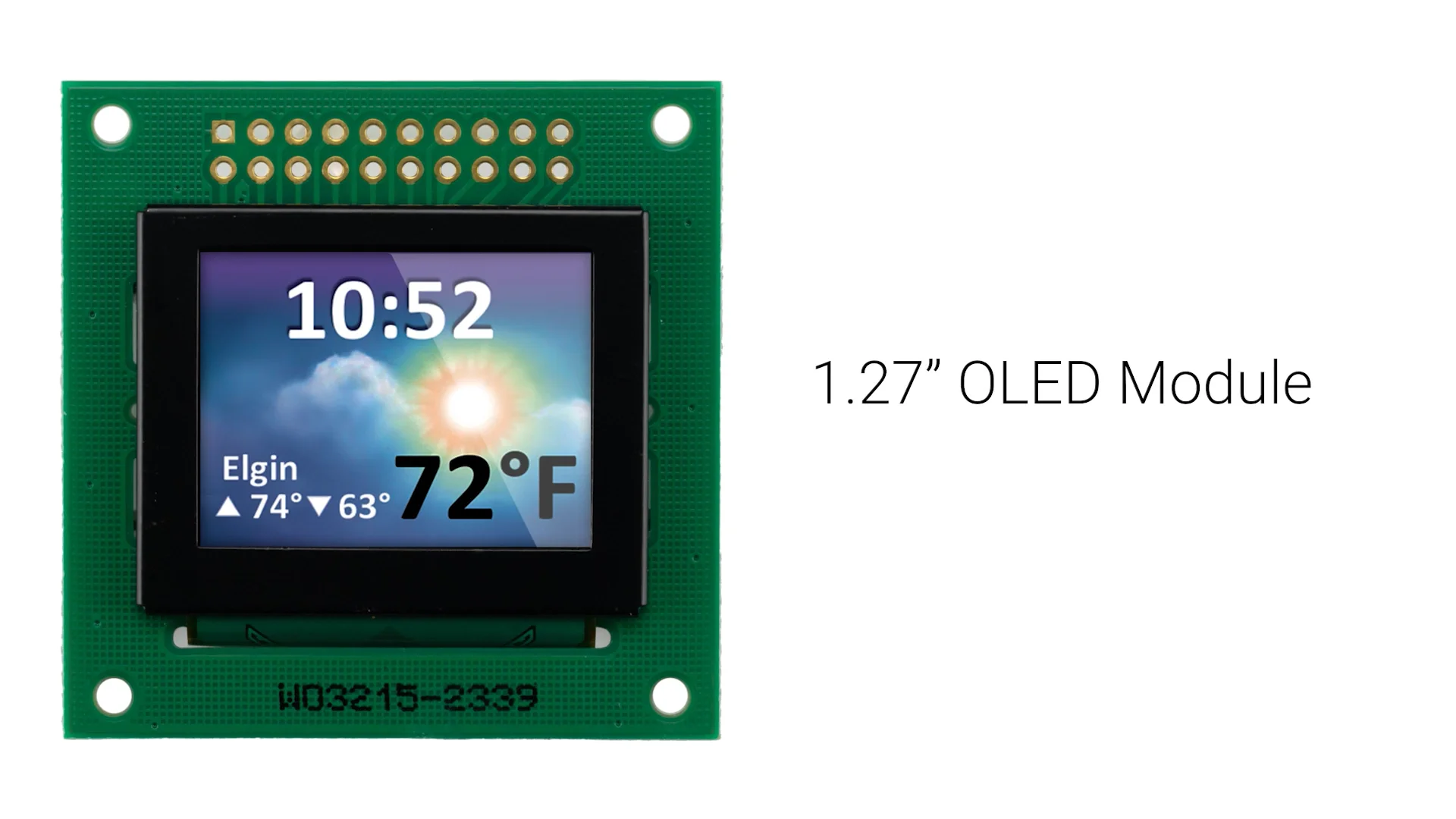 1.27 inch Full Color OLED Module