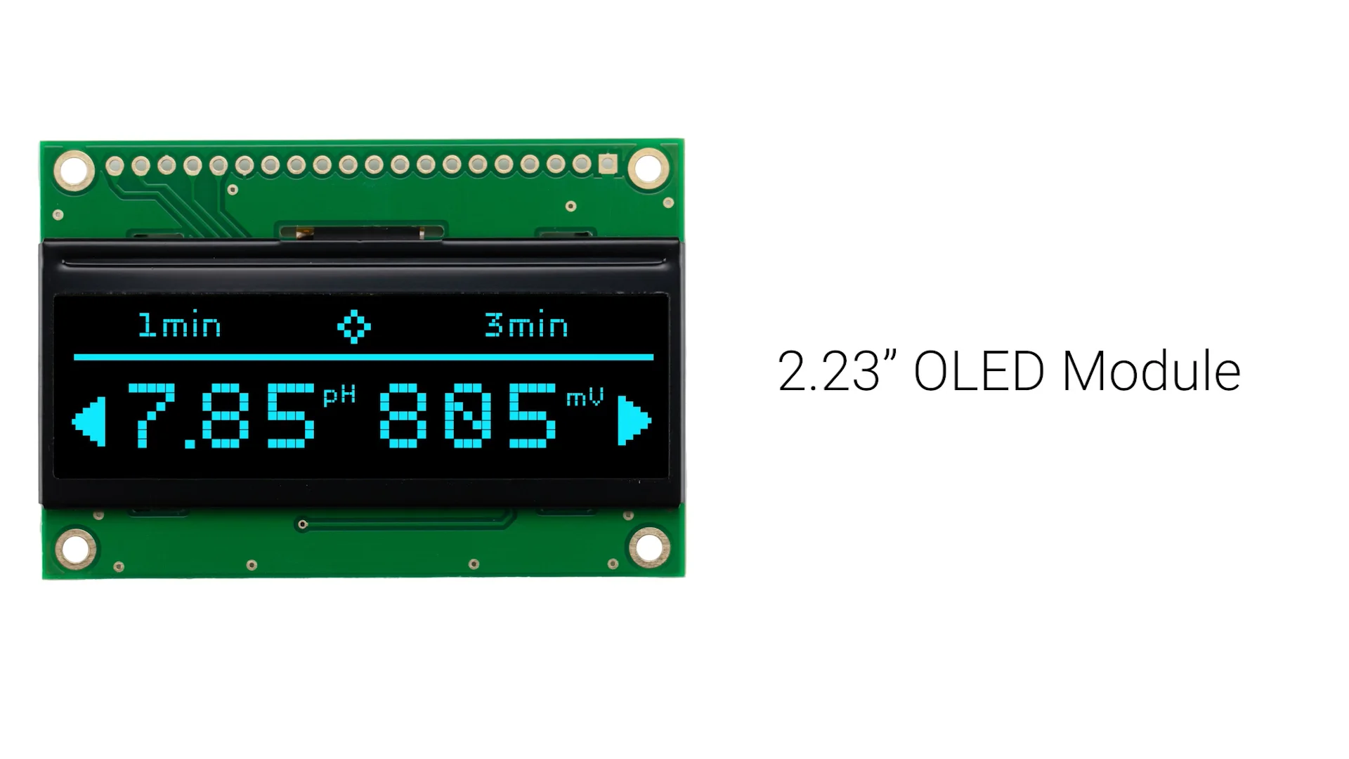 2.23 inch Blue Graphic OLED Module