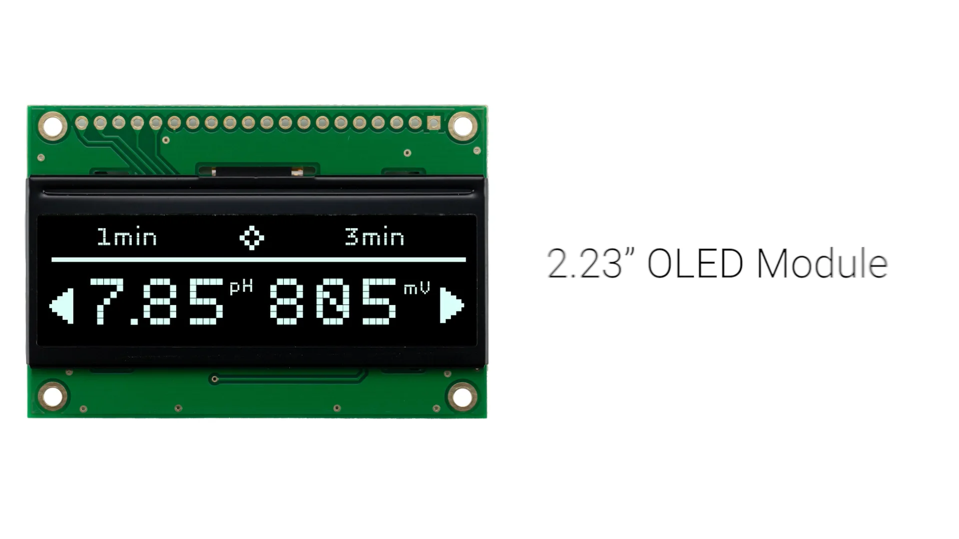 2.23 inch White Graphic OLED Module