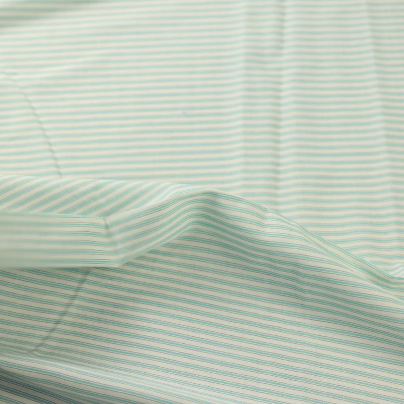 Vidéo: Voile 100% coton – Rayé vert