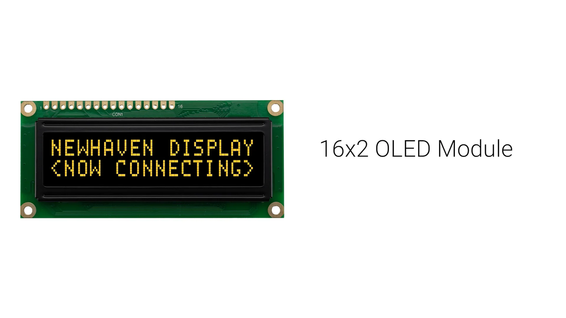 Yellow 16x2 Character OLED Module | KZW Model