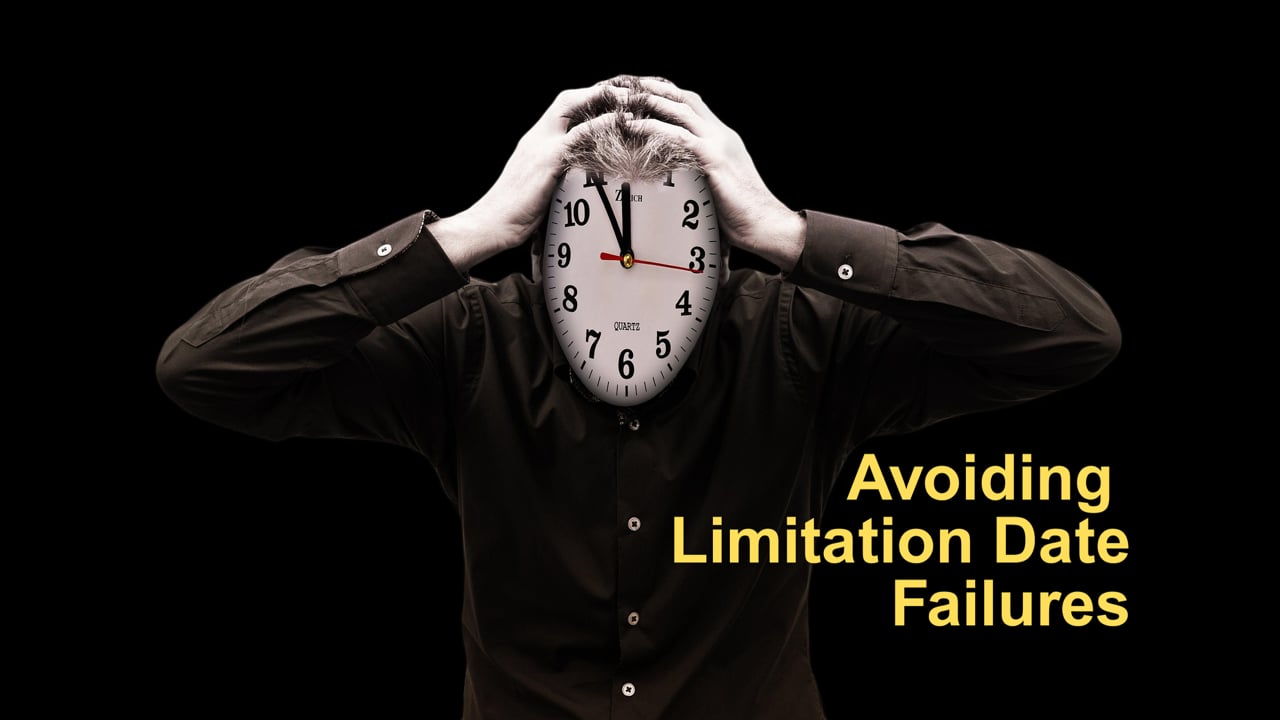 Avoiding Limitation Date Failures - Episode 223