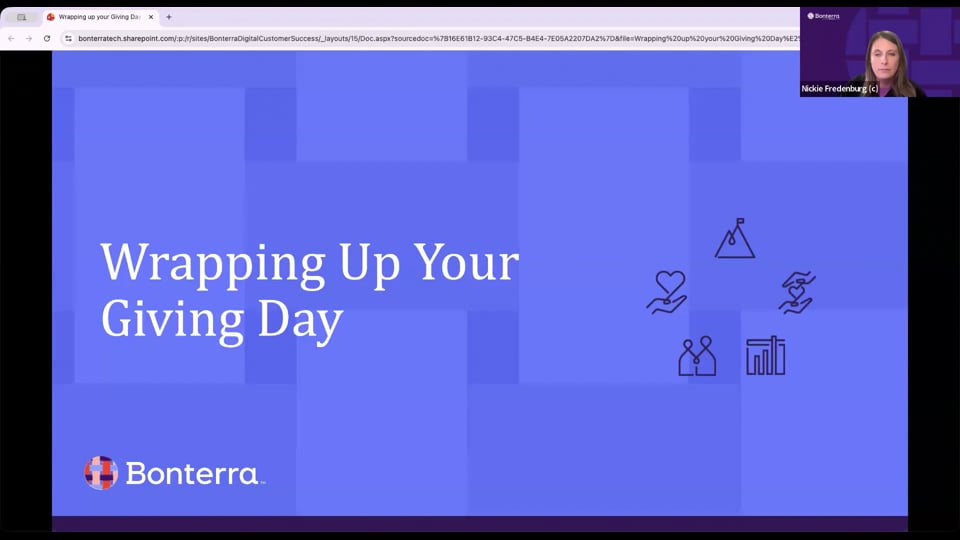 Wrapping up your Giving Day