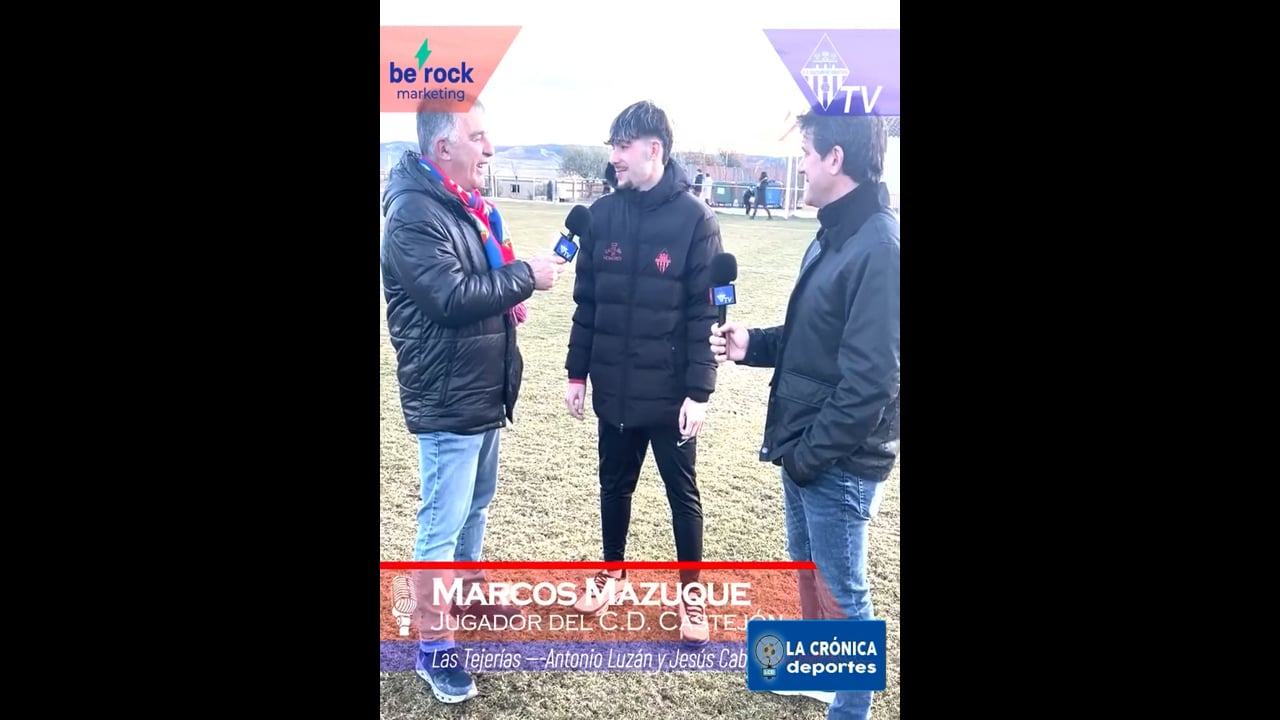 MARCOS MAZUQUE (Jugador Castejón) CD Castejón 2-0 CD Grañen / Jor. 19- 2ª Regional Gr 2-1 / Fuente: CD Castejón