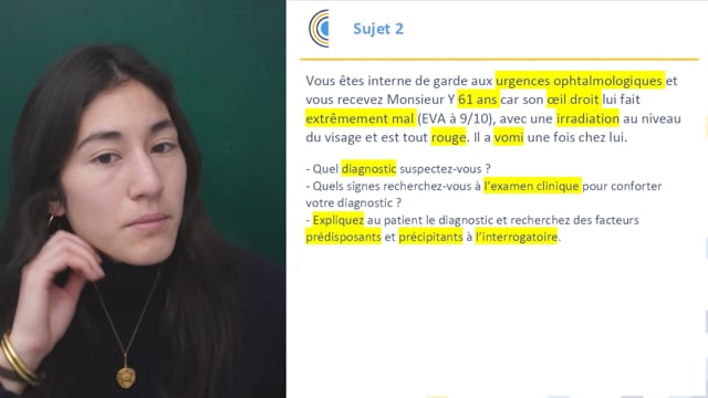 Entraine-toi aux ECOS en Ophtalmologie